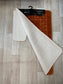 Burnt Orange Bathroom Mats - Greek Key Bathmat & Pedestal 2pc Set