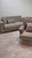 Elitra Sofa Set - Beige with Gold Accents | Bullring Rugs Ltd