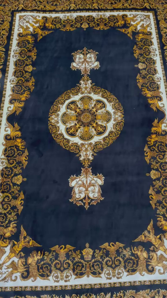 Fine Persian Pure Silk Rug