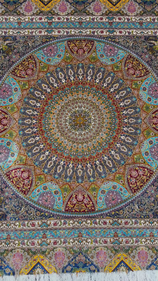 Pure Silk Persian Rug